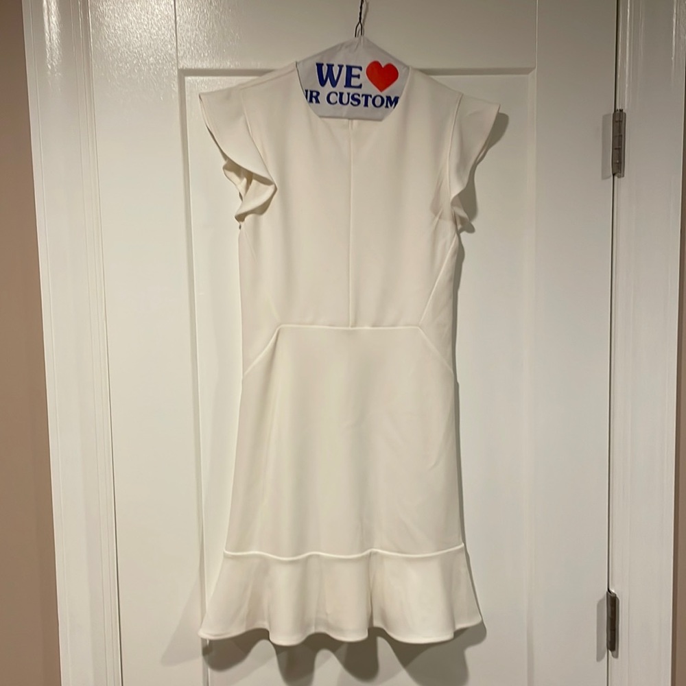 White cocktail dress
